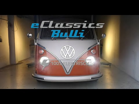 Classics Elektro Bulli Präsentation - Tor auf für den e Bulli, Elektro Bulli VW...