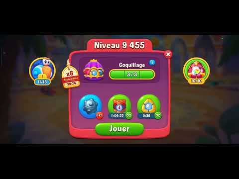 Fishdom level 9444 to 9465 / niveau 9444 au 9465