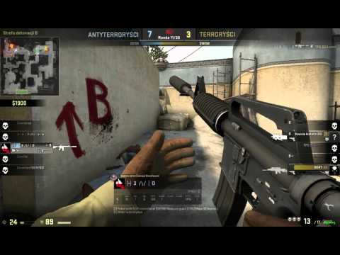 CS:GO ACE HENIO - odbijanie BS B m4a1 (Dust2)