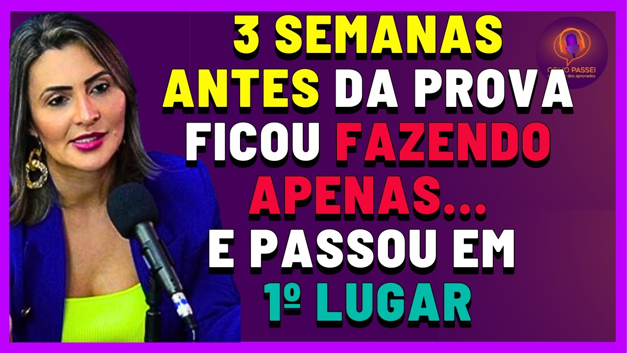 Método de Estudo Que Ela Usou em Poucas Semanas e Garantiu o 1º Lugar no Concurso Público