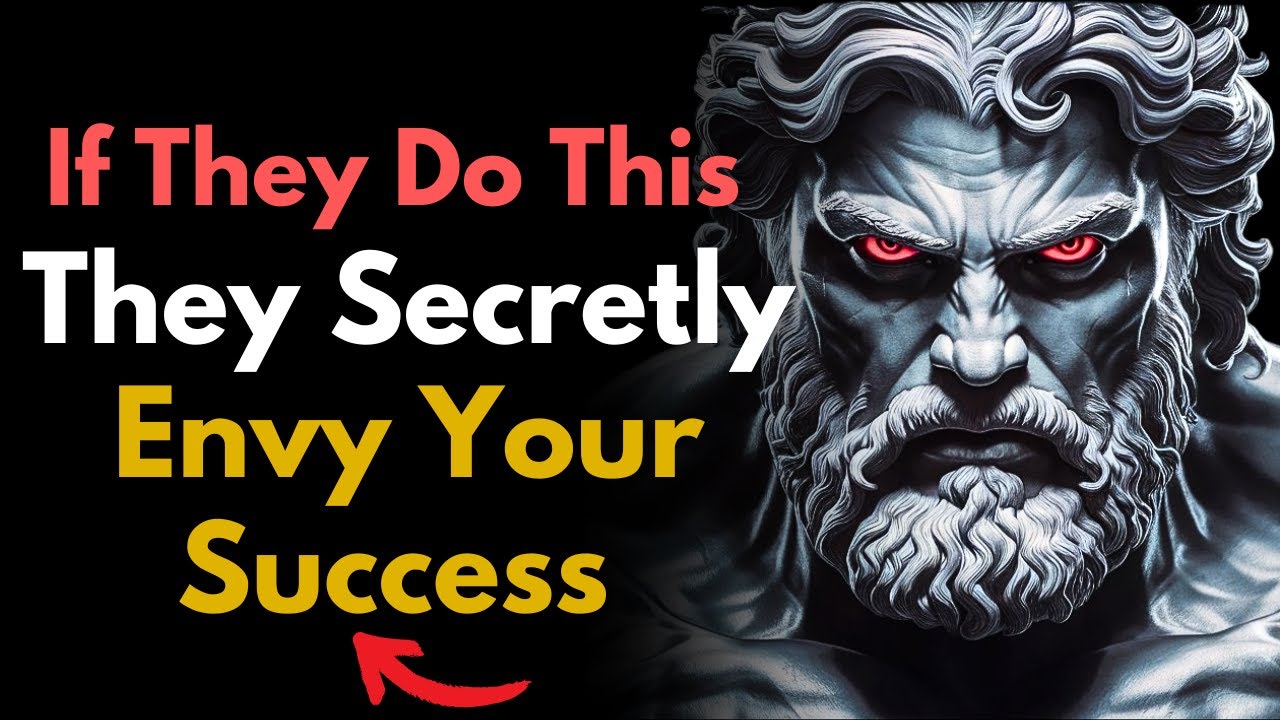 If They Do THIS, They Secretly ENVY Your Success! | Stoic philosophy