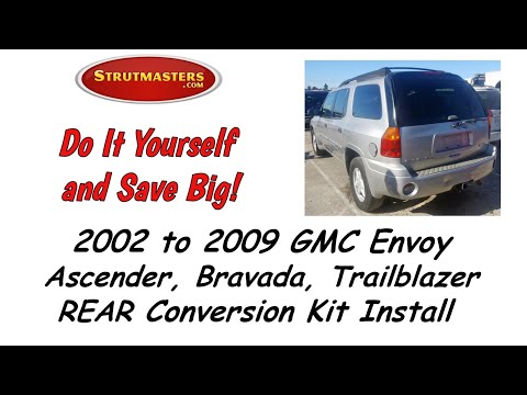 Rear Install: 2002 to 2009 GM Trailblazer, Envoy, Bravada, Rainier, Ascender, 9-7x