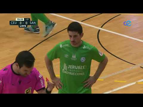 FUTBOL SALA.  UA CEUTI FS  - SANTIAGO FUTSAL  1ª PARTE
