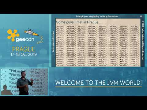 GeeCON Prague 2019: D. Vyazelenko / H. Kabutz - Enough java.lang.String to Hang Ourselves...