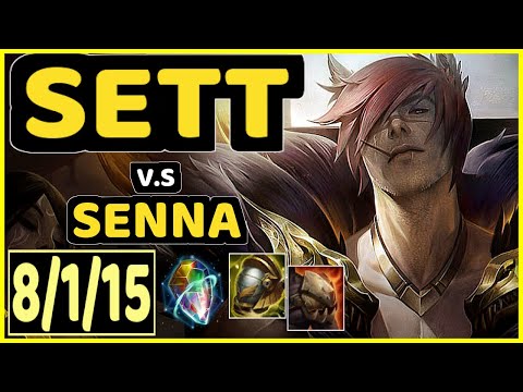 TEESUM (SETT) vs SENNA - 8/1/15 KDA BOTTOM SUPPORT GAMEPLAY - NA Ranked DIAMOND