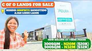 Adura Court Estate | C of O Land For Sale In Ajah Lekki Lagos Nigeria | 500SQM - N32M ($32K)