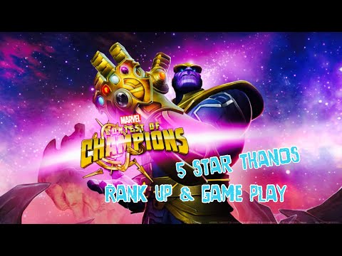 5 star Thanos Rank up & Game Play #Mcoc Marvel contest of champions