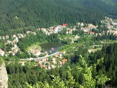 Tusnadul vazut de pe "Stanca Soimilor"