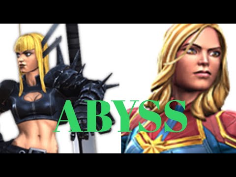 Magik vs Abyss Capitan Marvel