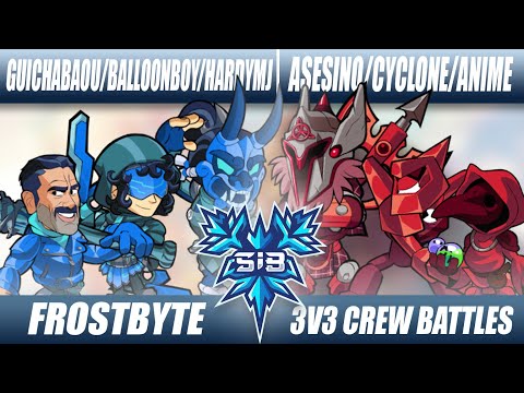 FROSTBYTE 3v3 Crews | Losers Finals | HardyMJ, BalloonBoy, Guichabou Vs. Asesino, Cyclone, Anime