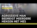 Moeder en dochter op metrostation Beurs bedreigd met mes