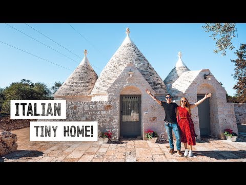 CASA MINÚSCULA de luxo no sul da Itália! - Trullo tradicional e Alberobello (Puglia)