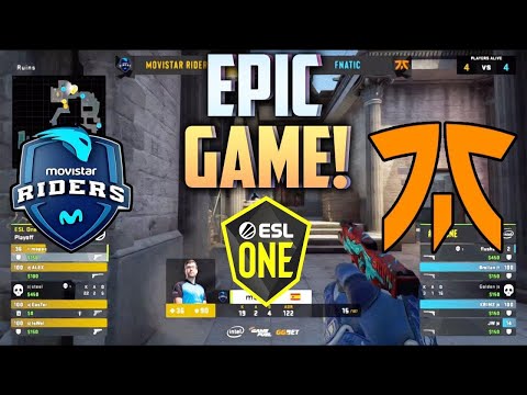 WTF? FNATIC VS MOVISTAR RIDERS - ESL ONE ROAD TO RIO 2020 HIGHLIGHTS