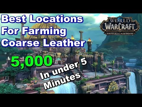Best Locations for Farming Coarse Leather In 8.2