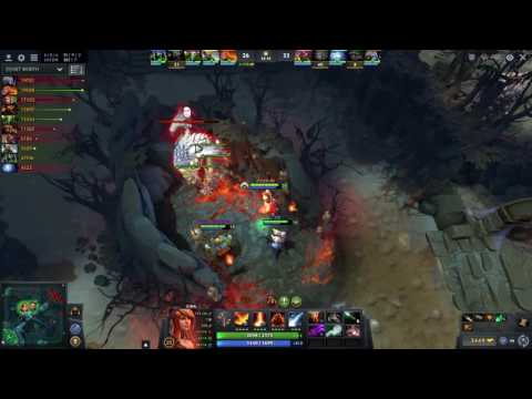 Miracle no magic Lina items build — 0 gold difference 60 min in