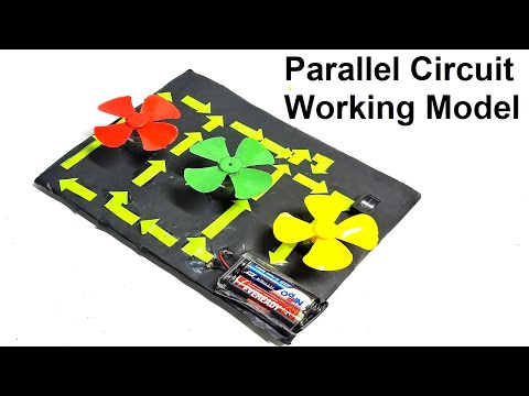 series circuit and parallel circuit working model making diy howtofunda electricity projects