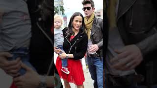 Paula Patton and Robin Thicke's  beautiful family ❤❤❤ #celebrity #love #family #shorts