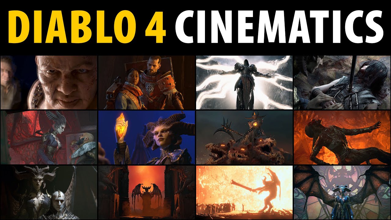 Video Diablo 4 in-game Cinematics and best Cutscenes