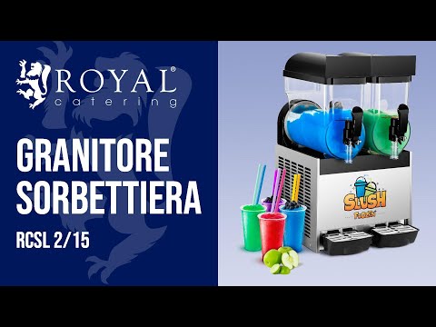 Video - Granitore sorbettiera - 2 x 12 L