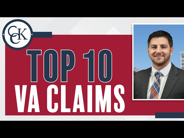 Top 10 Most Common VA Disability Claims (2026 Update)