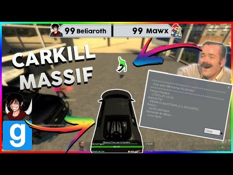 CARKILL MASSIF DE JOUEURS ! LES KIKOOS S’ÉNERVENT ! - COMPETITION CARKILL #3 GMOD DARKRP