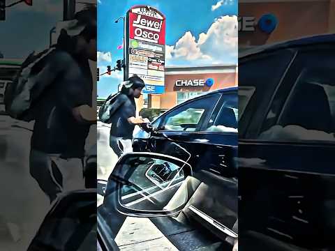 Road Rager Breaks Car's Side Mirror