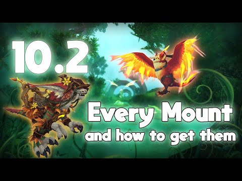 All the new WoW 10.2 Emerald Dream Mounts and where/how to get them