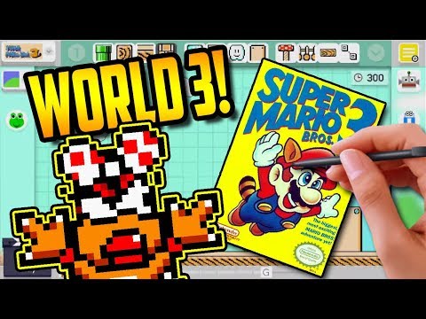 Super Mario Bros. 3 Remade & Remixed in Super Mario Maker (W3)