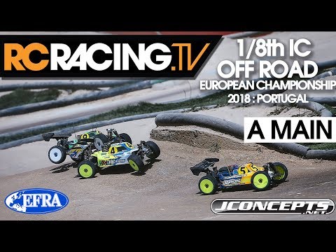 EFRA 1/8th Off Road  Euros - A Main Final 2018