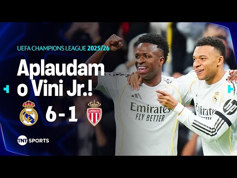 Gols e lances de Real Madrid x Monaco