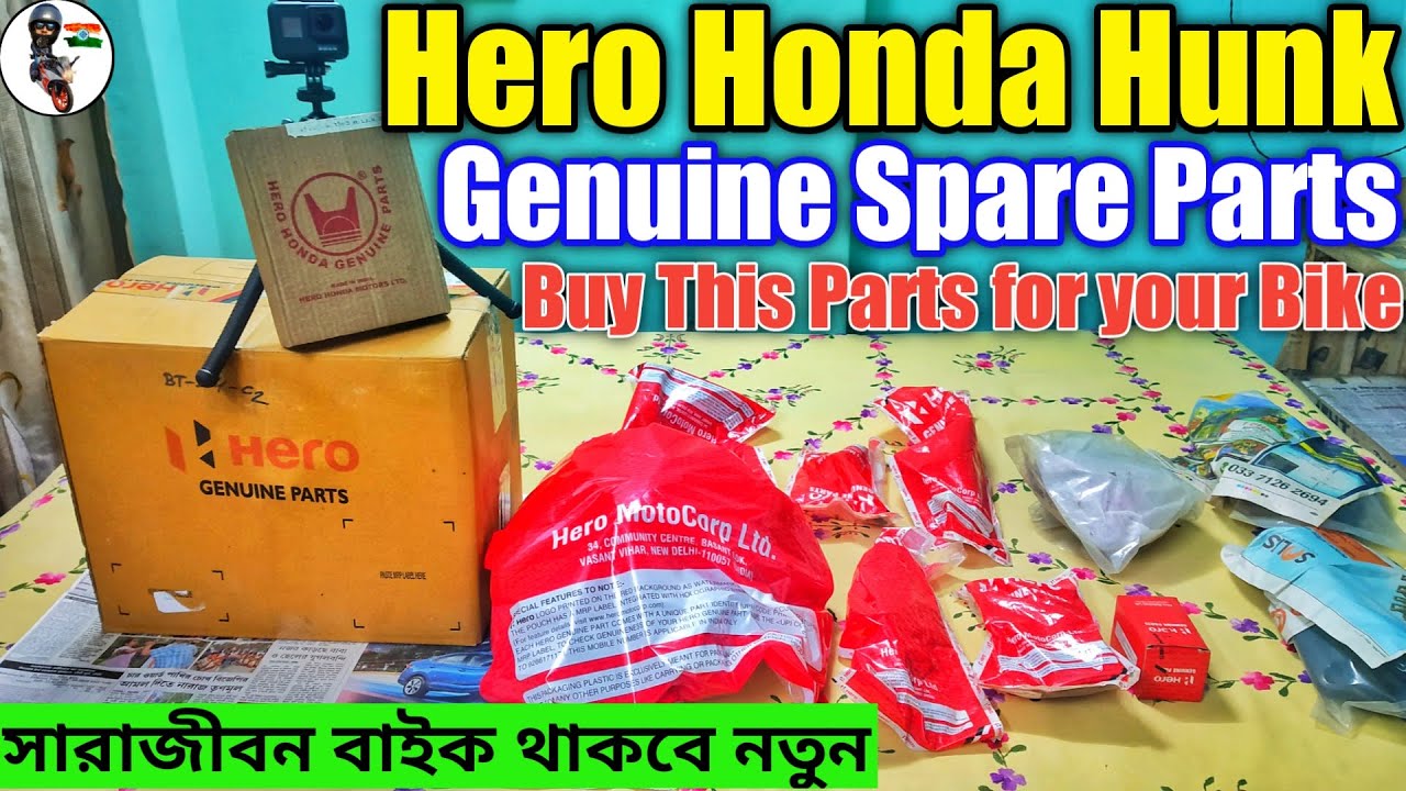Hero Hunk Genuine Spare Parts | Modified Hero Hunk | Bike Maintenance Tips | Bangla | TG-Abhishek