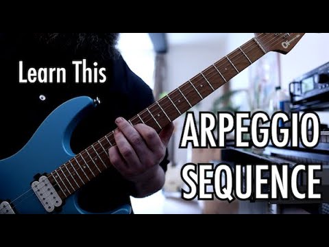 Learn This Arpeggio Sequence - On Screen Tabs inc.