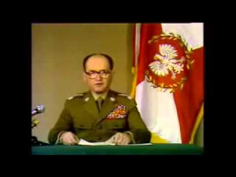 13.12.1981 r. - Wojciech Jaruzelski ogłasza wprowadzenie stanu wojennego