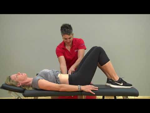 Transverse abdominis activation - YouTube video thumbnail.
