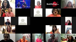 Book Live Singer / Band for Virtual Wedding Events in this covid 19 lockdown Zoom Video Calling App