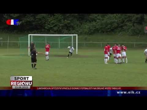 Lanškroun: Vítězství vyneslo domácí fotbalisty na druhé místo tabulky