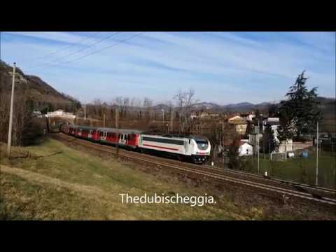 LA E.402B E LA 444r CON IL THELLO IN TRANSITO A RIGOROSO (AL) VEN. 4 - 1 - 2019