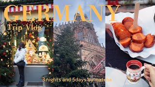 【ドイツVlog】3泊5日🇩🇪2箇所のクリスマスマーケット巡る大人旅🎠フランクフルト/ニュルンベルク/ローテンブルク