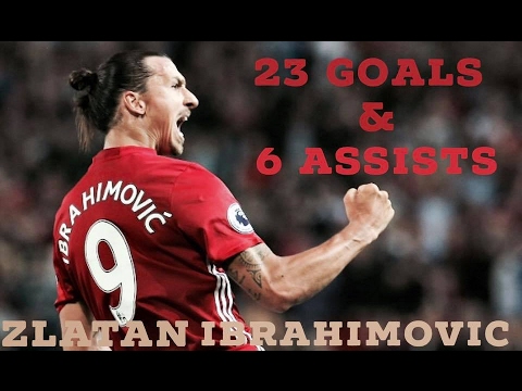 Zlatan Ibrahimovic | All 23 Goals and 6 Assists for Manchester United | 2016/17 | By UnitedUnleashed