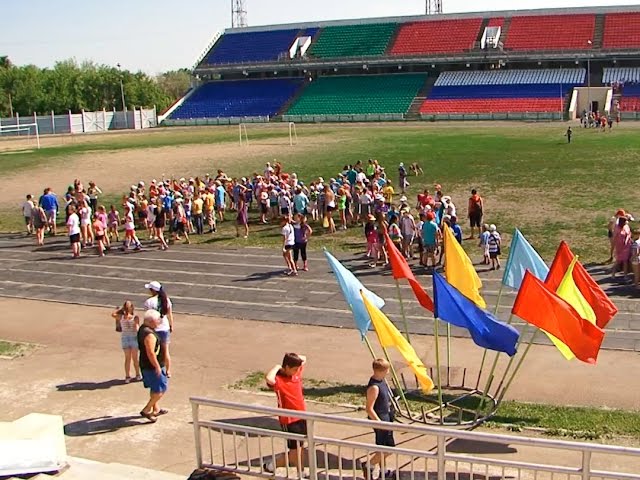 Городские лагеря вышли на спартакиаду