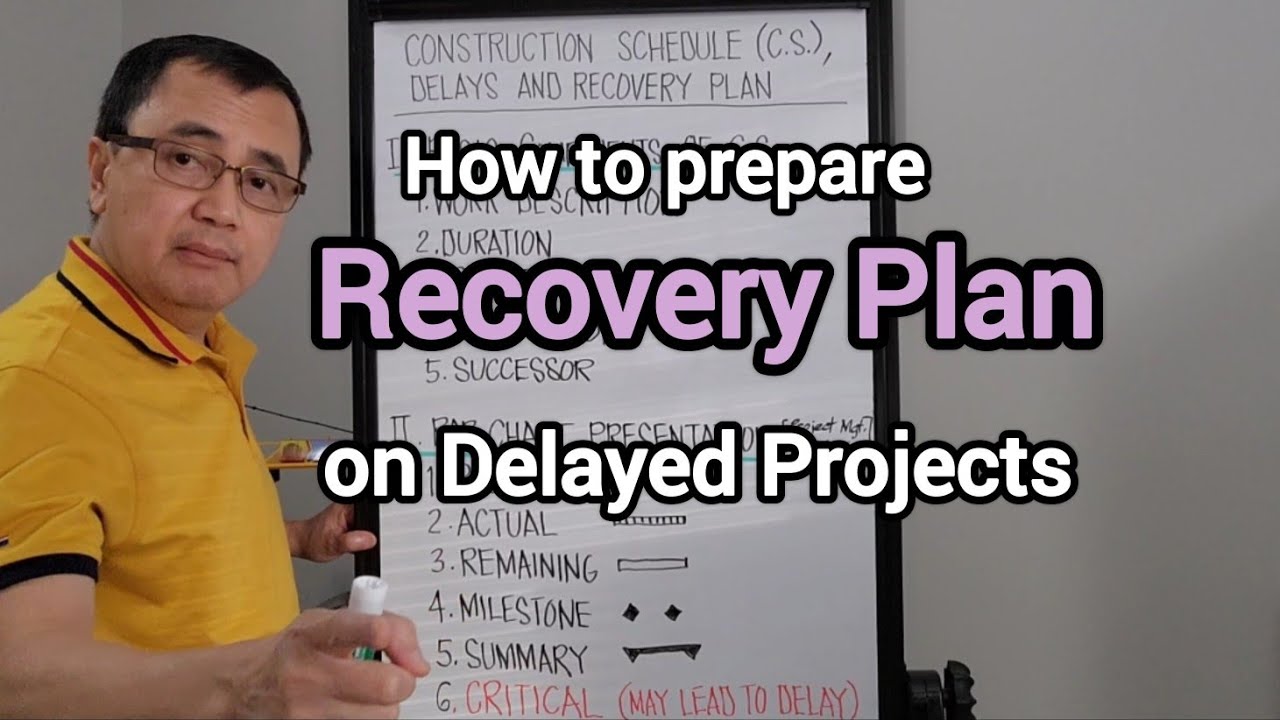 How to Prepare Recovery Plan on Delayed Projects