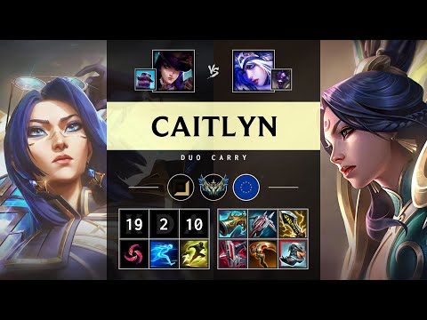 Caitlyn ADC vs Ashe - EUW Challenger Patch 25.19
