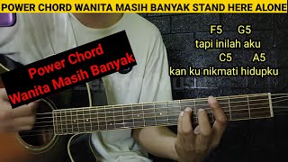 Download lagu (POWER CHORD) WANITA MASIH BANYAK YANG MENUNGGU - SHA | PEMULA LANGSUNG BISA mp3