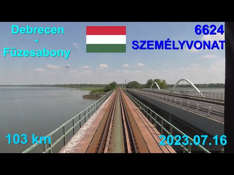 Route Debrecen-Tócóvölgy-Hortobágy-Egyek-Tiszafüred-Füzesabony, 6624 SZEMÉLY (Debrecen-Füzesabony)