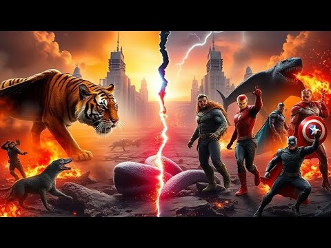 Ultimate Mutant Animals vs Superheroes | The Biggest Battle of 2025 — Who Survives?