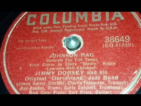 Jimmy Dorsey & His Dorseyland Jazz Band - Johnson Rag (1949)