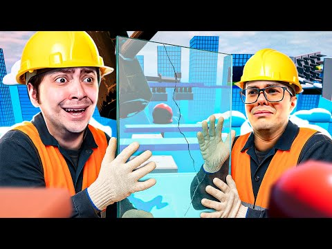 NUNCA NOS CHAME PRA CARREGAR UM VIDRO! - CARRY THE GLASS COM O FALL