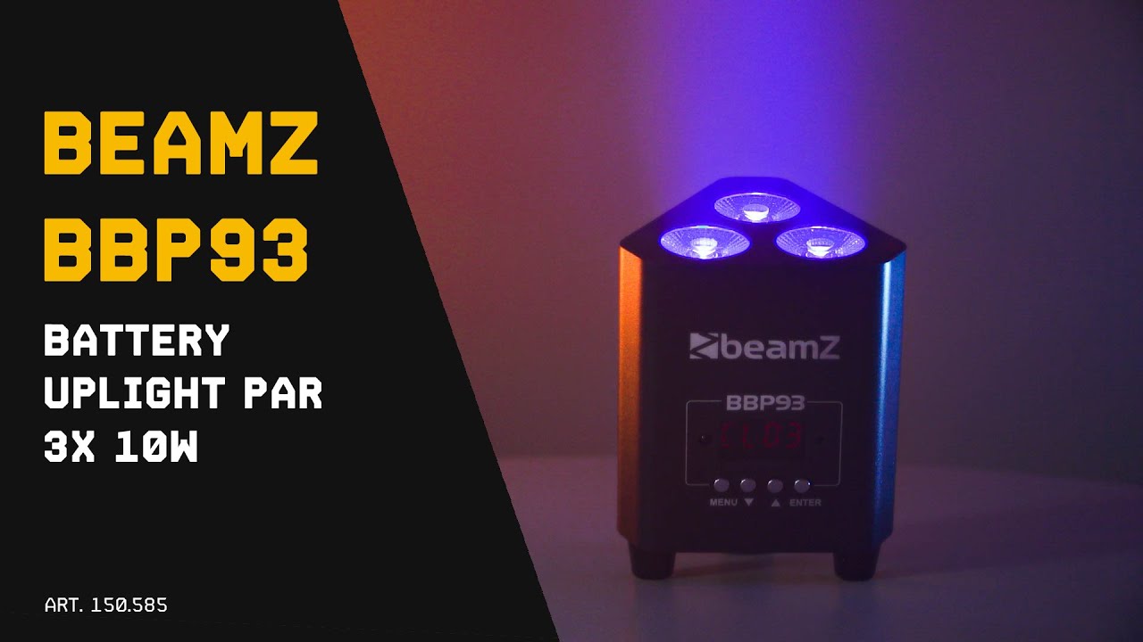 BeamZ Projecteur au sol BBP93 Uplight Par