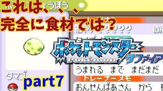 食べられるポケモンでサファイアやってみた！第七章：豚捕獲編＃食ポケ