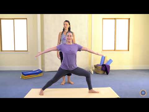 Ananda Yoga Instructional Videos - Virabhadrasana II (Warrior Pose)